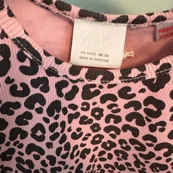 Zara Ribbed Cheetah Print Set - Picture 3 of 6